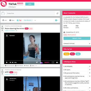 Reddit TikTok Porn - Would you like to explore all the naughty TikToks from the app? Well, that is what r/tiktokporn/ ...