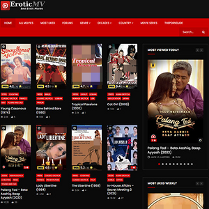 EroticMV - EroticMV.com is a sprawling library of weird, freaky and sexy movies from the '60s to today. Vint...