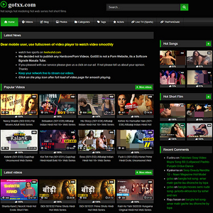 GotXX - GotXX is a tube site with over 6300 softcore Indian videos for you to beat off to. Take a look to...