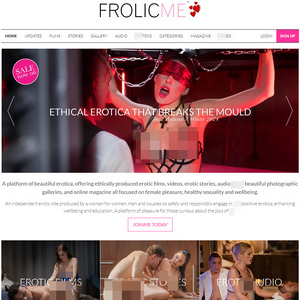 FrolicMe - FrolicMe.com is an ethical, female-run porn site with everything from erotic audio and films to X...