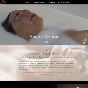 SSSH - Sssh.com is a premium porn site specializing in sex-positive, ethically produced smut for men, wo...