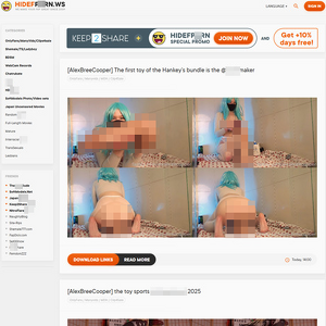 HiDefPorn - HiDefPorn.com is a site that allows users to share porn files for download via the Keep 2 Share p...