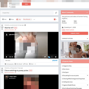 Orgasms - r/Orgasms/ is one of those self-explanatory subreddits, where you already know what to expect bef...