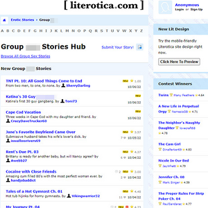 Literotica Group Sex - Literotica.com is a free sex stories site with heaps of great written content as well as links fo...