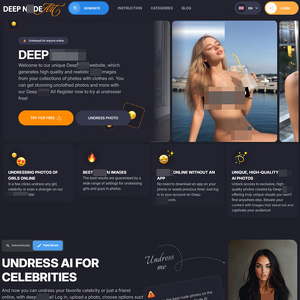 Deep-Nudes - Deep-Nudes.com can generate high-quality custom deepfake nudes in just a matter of seconds! One f...