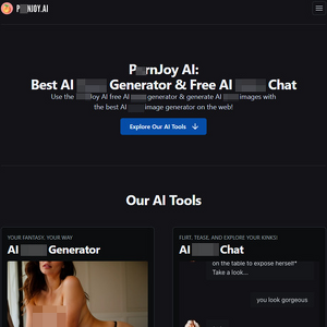 PornJoy - PornJoy.net uses artificial intelligence to help you create the nudes and porn pics of your dream...