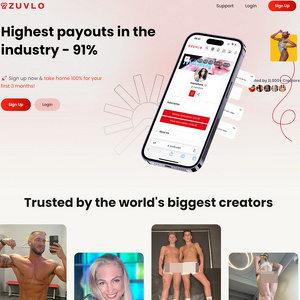 Zuvlo - Zuvlo.com is a PPV platform allowing adult models to sell PPV content to horny fans with some adv...
