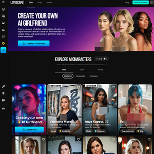 Lovescape - Lovescape.com has hotter chicks than Tinder, and they all want to talk to you. Chat with realisti...