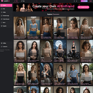 LustGF - LustGF.ai uses Artificial Intelligence to turn your lusty girlfriend from a dream into reality. C...