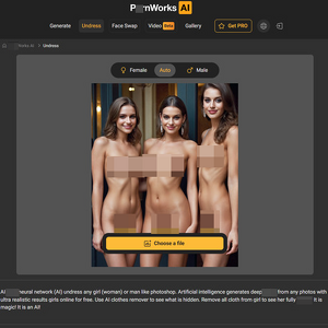 PornWorks - PornWorks.com can transform your SFW photos into NSFW smut using the miracle of artificial intell...