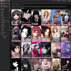 OnlyChar AI - OnlyChar.ai is a hentai-style AI chat platform with over 40,000 super freaky characters, all kind...