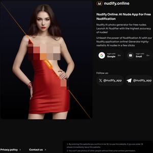 Nudify Online - Nudify.online will let you undress any photo using the magic of AI. Try it for free three times b...