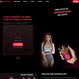 AI-Undress - AI-Undress.ai is way more than just a photo undresser, offering a whole suite of powerful tools t...