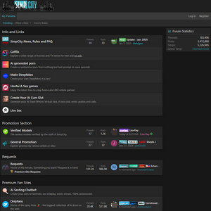 SimpCity - SimpCity.su is a social media and porn sharing forum. Join a thriving community sharing OnlyFans ...
