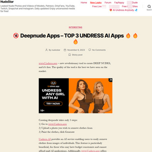 NudoStar - NudoStar.com posts multiple updates a day of nudes, dirty videos, and content from your favorite ...