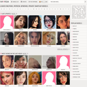 Fapopedia - Fapopedia.net is the Wiki of over 6000 web celebs, pornstars and social media sluts. New gallerie...