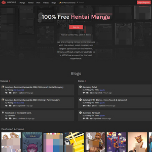 Luscious Hentai - Luscious.net is a popular XXX site notable for having a giant collection of drawn XXX manga comic...