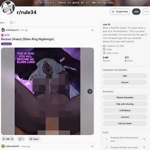 Reddit Rule 34 - Reddit.com/r/rule34 is the place to go for quality r34 porn. It’s fucking awesome. The moderation...