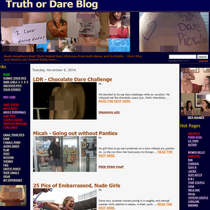TruthOrDarePics - TruthOrDarePics.com! Truth Or Dare Pics is a website all about bad girls who love showing off the...