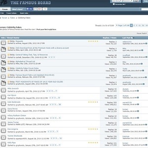 FamousBoard - FamousBoard.com! Famous Board is a wild blend of adult forum action and fantasy image galleries i...