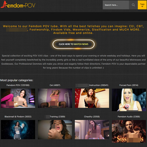 Femdom POV - Femdom-POV.me is a vast library of full femdom POV movies with download links included. Tens of t...