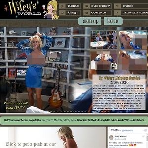 Wifeys World - WifeysWorld.com showcases the adventures of Wifey, a stunning MILF who has been showcasing her se...