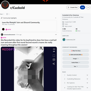 Cuckold - Reddit.com/r/Cuckold is the largest and most popular cuckoldry related sub on Reddit. You’ll make...
