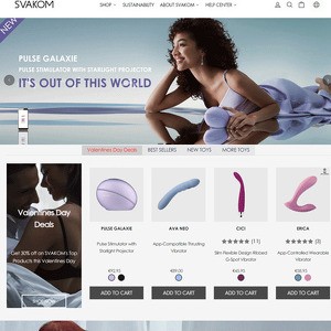 SVAKOM - Svakom.com specializes in sleek, high-tech masturbation devices at more affordable prices than th...