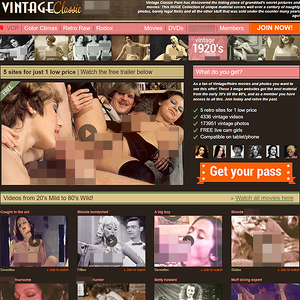 Vintage Classic Porn - VintageClassicPorn.com collects smut from the early '20s up to the '80s, including 4300 vintage p...