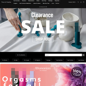 ThornAndFeather - ThornAndFeather.ca is a Canadian sex toy shop with a wide, perverted range of affordable sex toys...