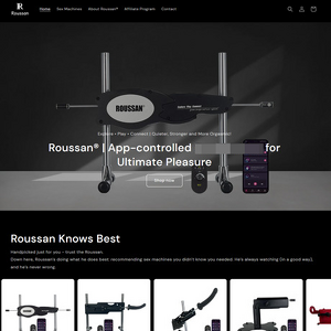 Roussan - Roussan.net is a sex machine firm that’s over a decade old and brings you everything from classic...