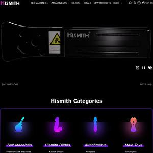 HiSmith - Hismith.co.uk is one of the world's leading purveyors of high-powered sex machines. Get mechanica...