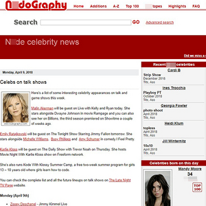 Nudography - Nudography.com! Who doesn't like seeing sexy celebs slither in their designer dresses down the re...