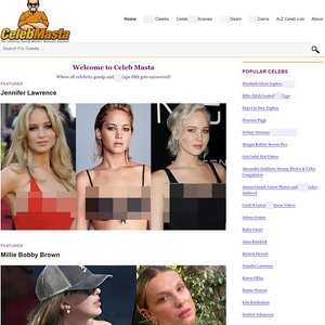 CelebMasta - Aside from its weird as fuck About page, Celebmasta.com is a decent website with a solid selectio...